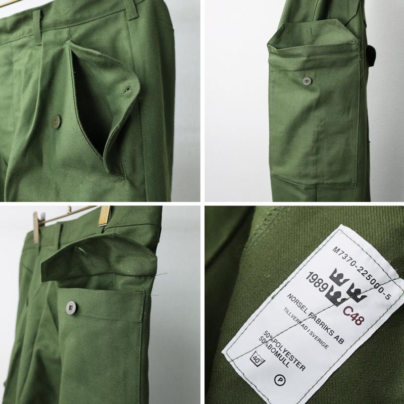 スウェーデン軍. ユーティリティカーゴパンツ[厚手]《実物・新品(未