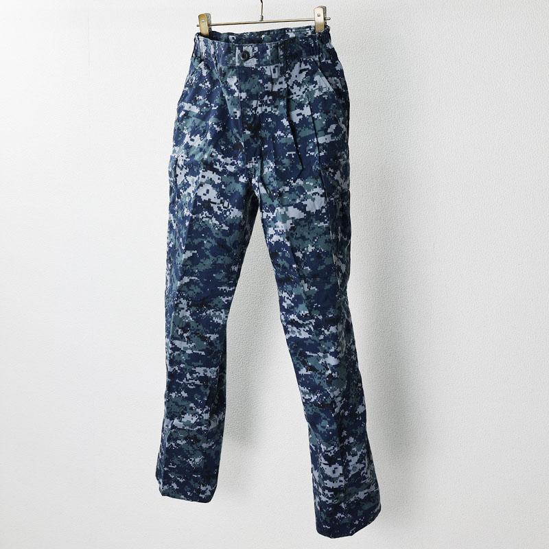 US NAVY NWU TYPE III 米海軍実物迷彩パンツ W30〜34 米軍実物 NWU Type III Navy BDUパンツ AOR2 S-S 新品