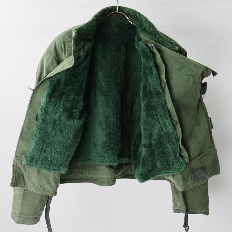 DT90001スウェーデン軍　モーターサイクルＪＫ ライナー付　C50 1962 スウェーデン軍. モーターサイクル用ジャケット ライナー付き