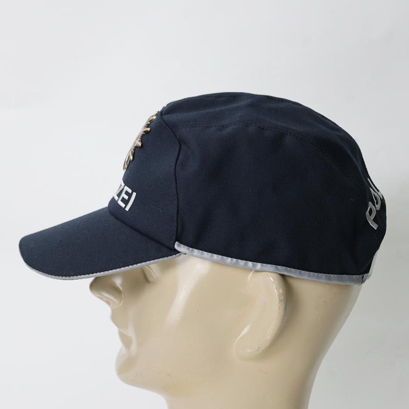 ドイツ警察. POLIZEIロゴ入りキャップ 濃紺 [ブランデンブルク州