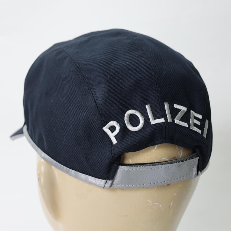 ドイツ警察. POLIZEIロゴ入りキャップ 濃紺 [ブランデンブルク州