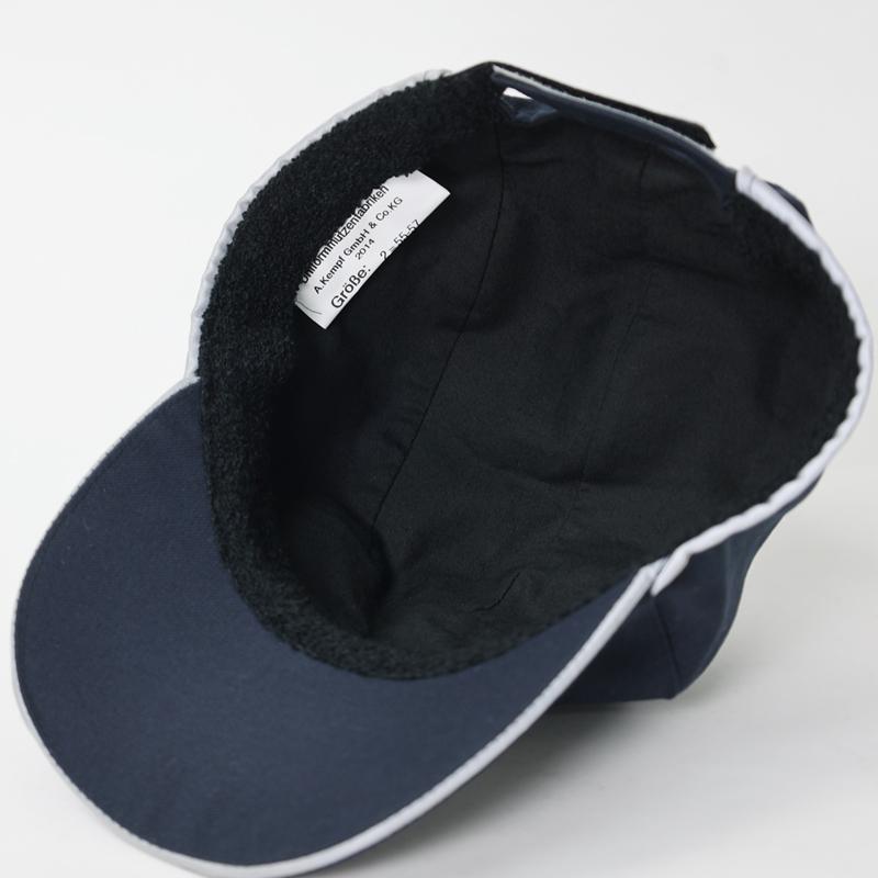 ドイツ警察. POLIZEIロゴ入りキャップ 濃紺 [ブランデンブルク州