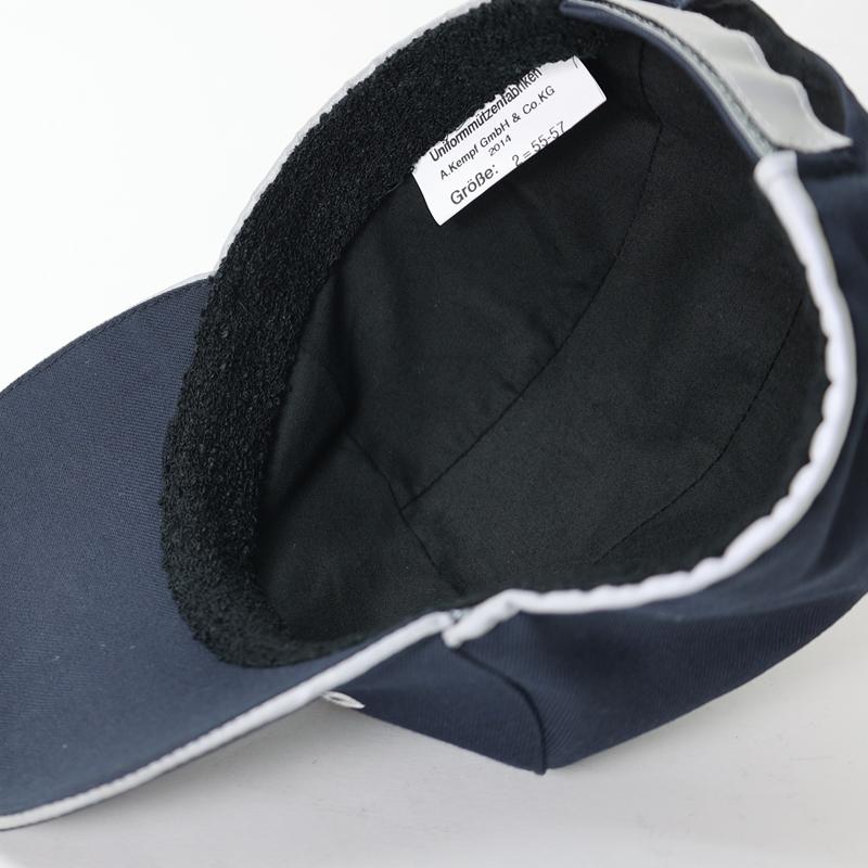 ドイツ警察. POLIZEIロゴ入りキャップ 濃紺 [ベルリン]《納品用・未