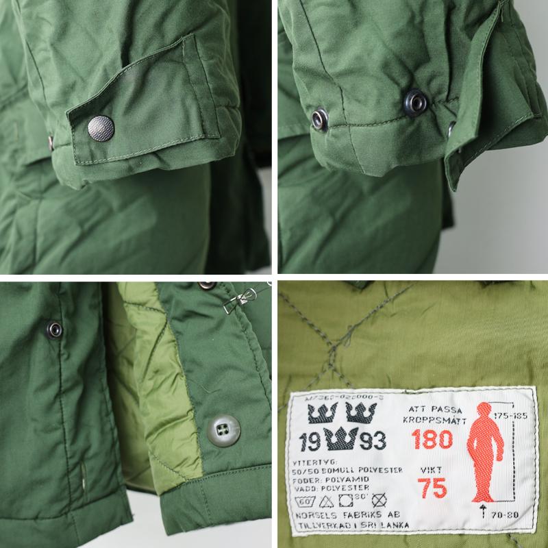 スウェーデン軍. M-90 コールドウェザーパーカー 《実物・USED》放出品