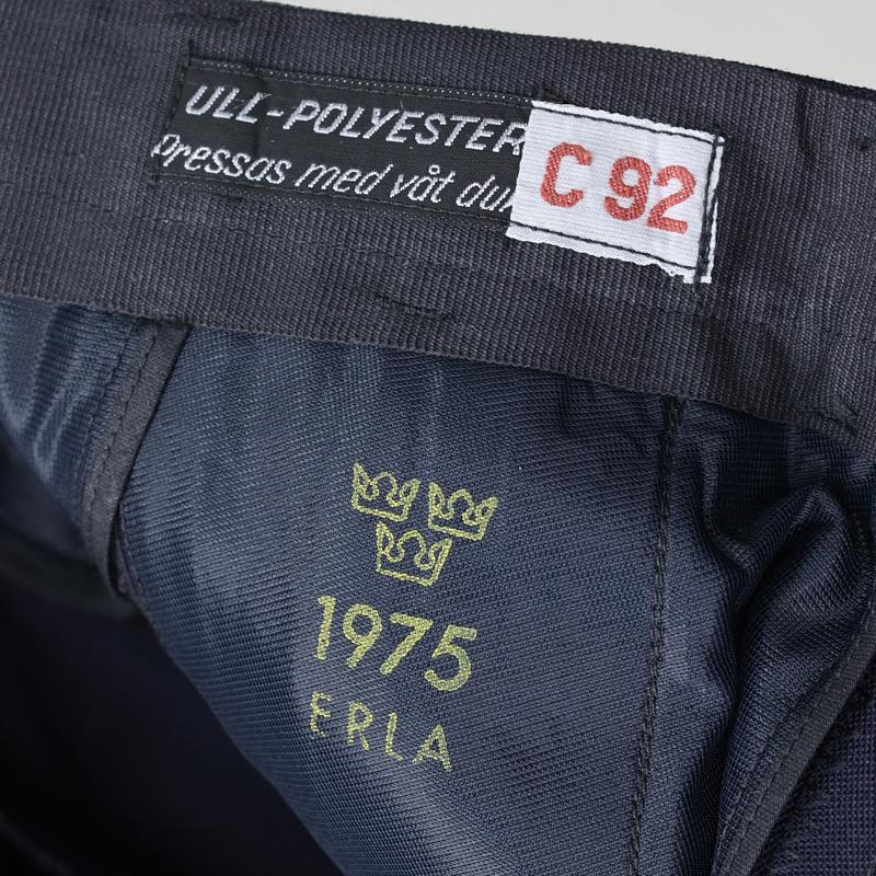 スウェーデン軍. 海軍 制服用スラックス[ネイビーブルー]《実物・新品