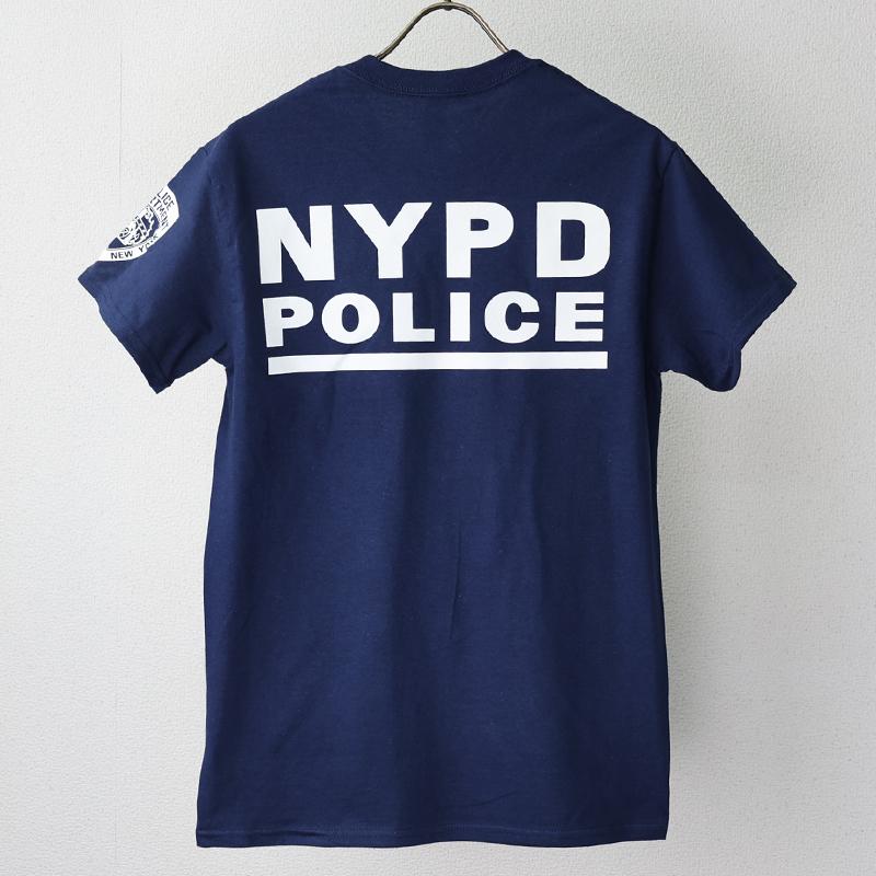 NYPD ニューヨーク市警　ポロシャツ　Tシャツ実物　4点セット　レア US. POLICE Tシャツ[NYPD POLICE] (ネイビー/白) アメリカンポリス LE