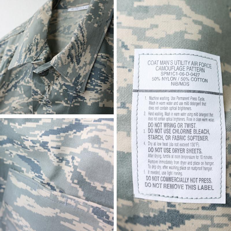 US.空軍ABU迷彩ジャケット《実物・新品(未使用品)》U.S. 実物放 US.空軍ABU迷彩ジャケット《実物・新品(未使用品)》U.S. 実物放