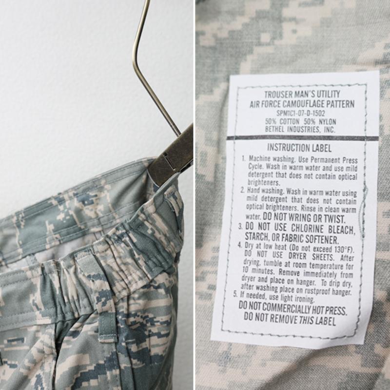 US.空軍ABU迷彩パンツ《実物・新品(未使用品)》U.S.放出品デッド