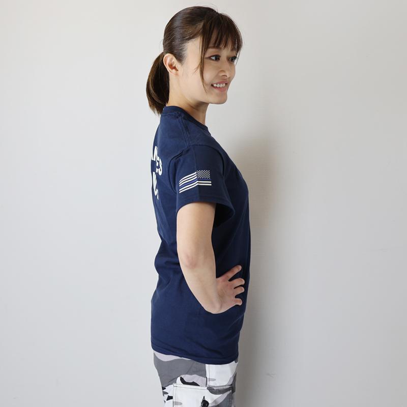 US. ポリスTシャツ[ロスSWAT] (ネイビー) アメリカ アメリカンポリス