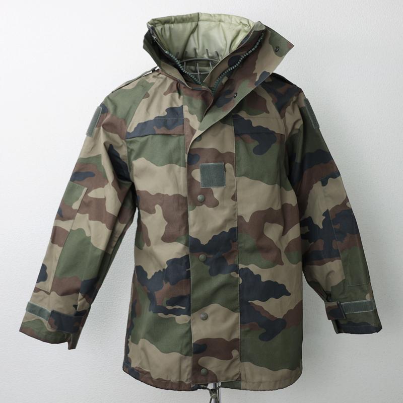 フランス軍. CCE迷彩 WATERPROOFパーカー 《実物・USED》 FRA 軍モノ