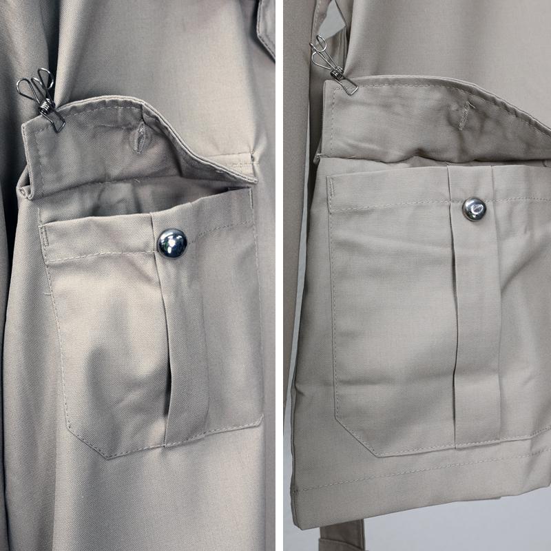 フランス軍. カーキ トロピカルジャケット[長袖] 仏軍 FRA 熱帯