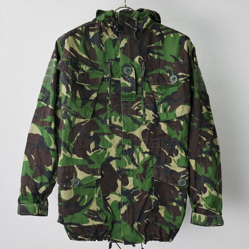 UK. WINDPROOF コンバットスモック[DPMグリーン]《実物・USED》イギリス軍 ユーロサープラス 放出品 ミリタリー フード 防風 防寒 大きい エスアンドグラフ｜sandgraf｜02