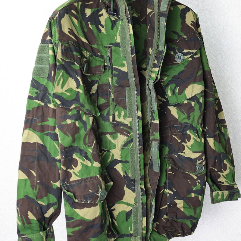 UK. WINDPROOF コンバットスモック[DPMグリーン]《実物・USED》イギリス軍 ユーロサープラス 放出品 ミリタリー フード 防風 防寒 大きい エスアンドグラフ｜sandgraf｜08