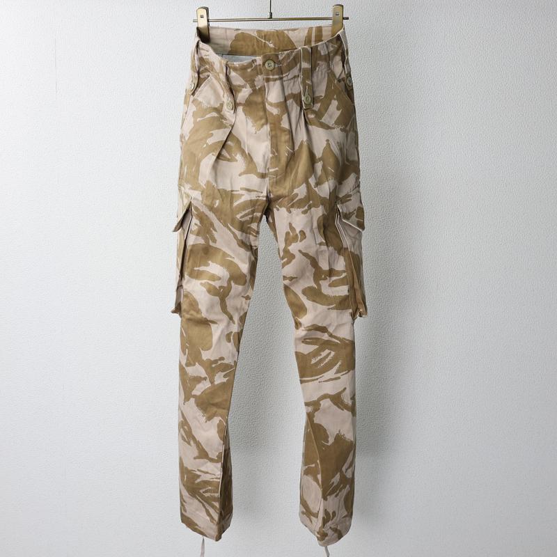 イギリス軍　デザート　DPM　コンバット　パンツ デッドストック イギリス軍 WINDPROOF コンバット パンツ