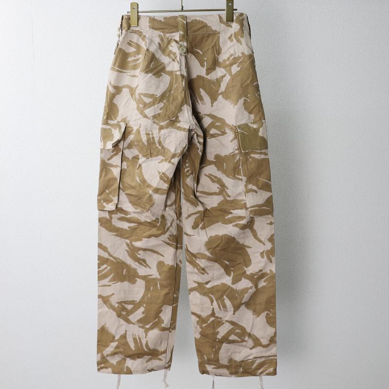 イギリス軍　実物　コンバットパンツ　ベージュ　迷彩　ミリタリー  サバゲー UK. LIGHT WEIGHT コンバットパンツ[DPMデザート]《実物・USED