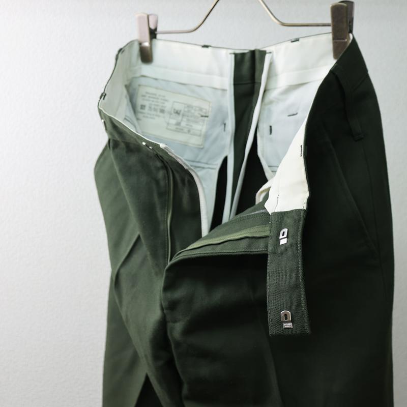イギリス軍 ARMY BARRACKパンツ[グリーン]《実物・USED(極美品)》放