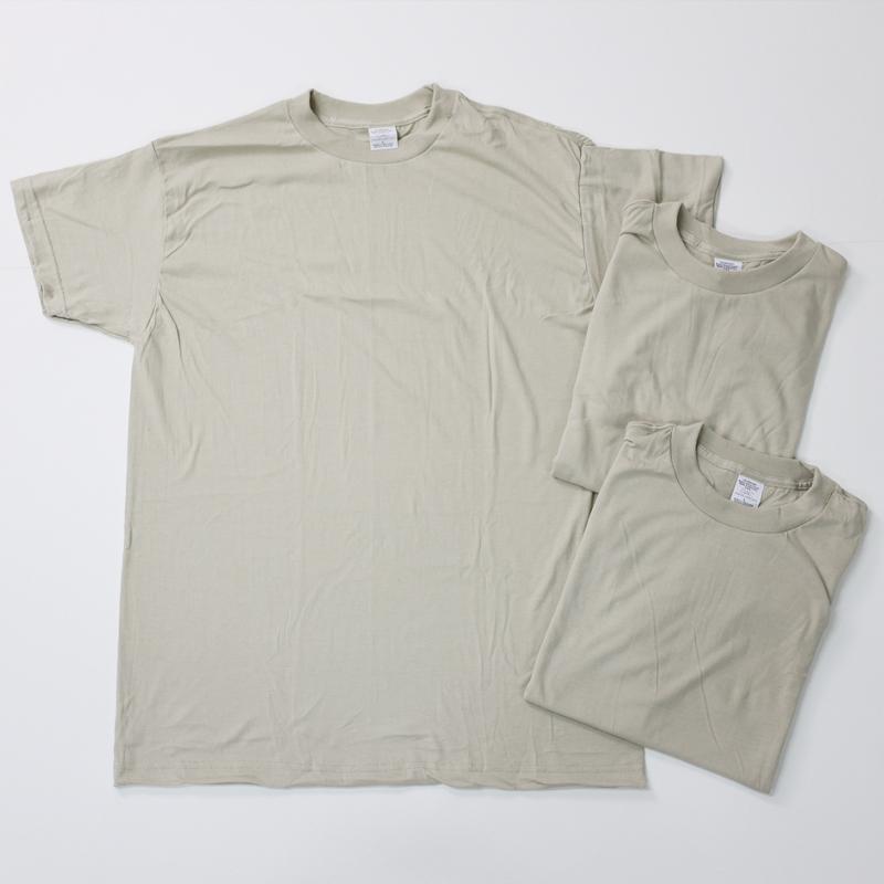US.MOISTURE WICKING Tシャツ3枚セット[カーキ]《実物・新品(未使用品