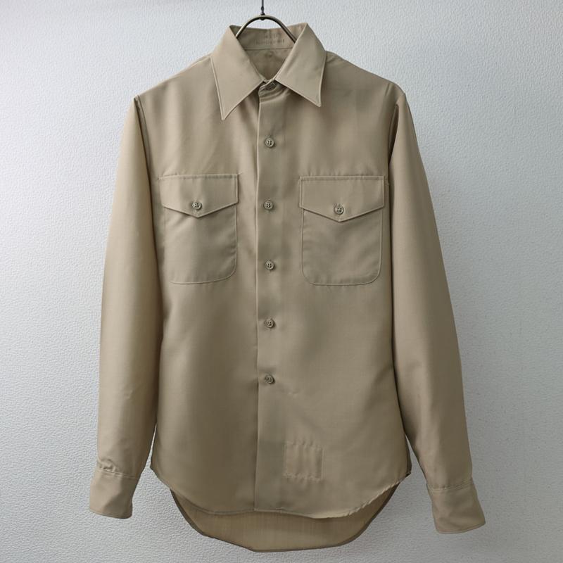 US. 海兵隊用カーキシャツ(14×34)《実物・新品(未使用品