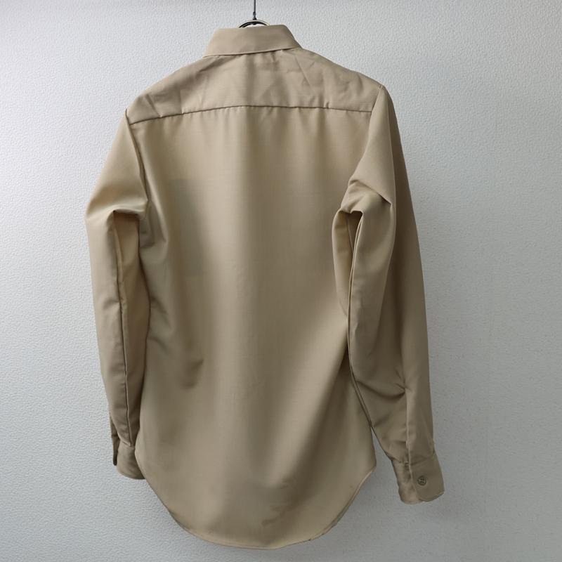 未使用　SEA ミリタリーオーバーシャツ　カーキ US. 海兵隊用カーキシャツ(14×34)《実物・新品(未使用品)》デッド