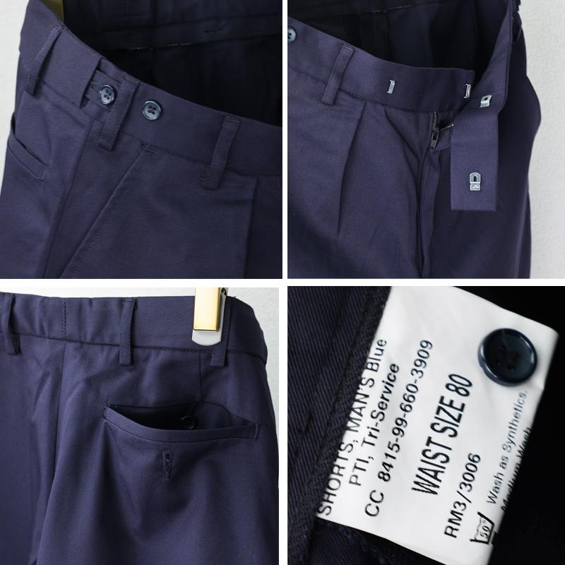 UK. PTI TRI-SERVICE ショートパンツ[ネイビー]《実物・未使用品