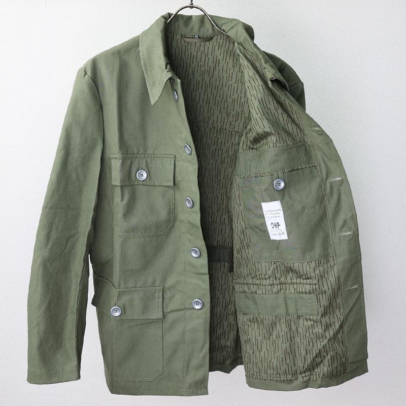 ドイツ連邦軍. レインドロップ迷彩生地使用 作業用 OD ジャケット