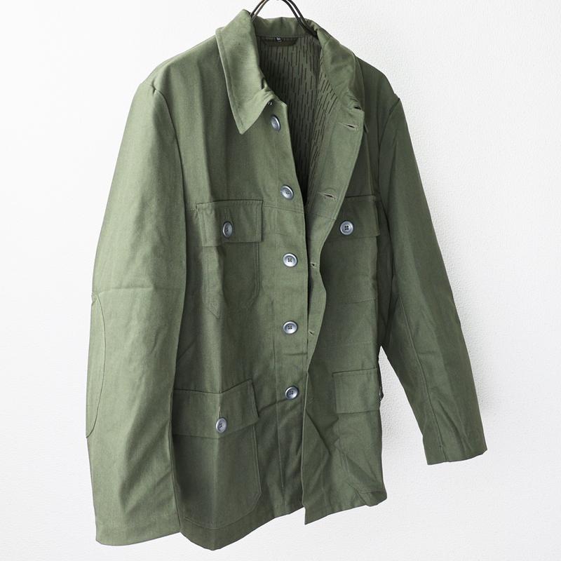 ドイツ連邦軍. レインドロップ迷彩生地使用 作業用 OD ジャケット