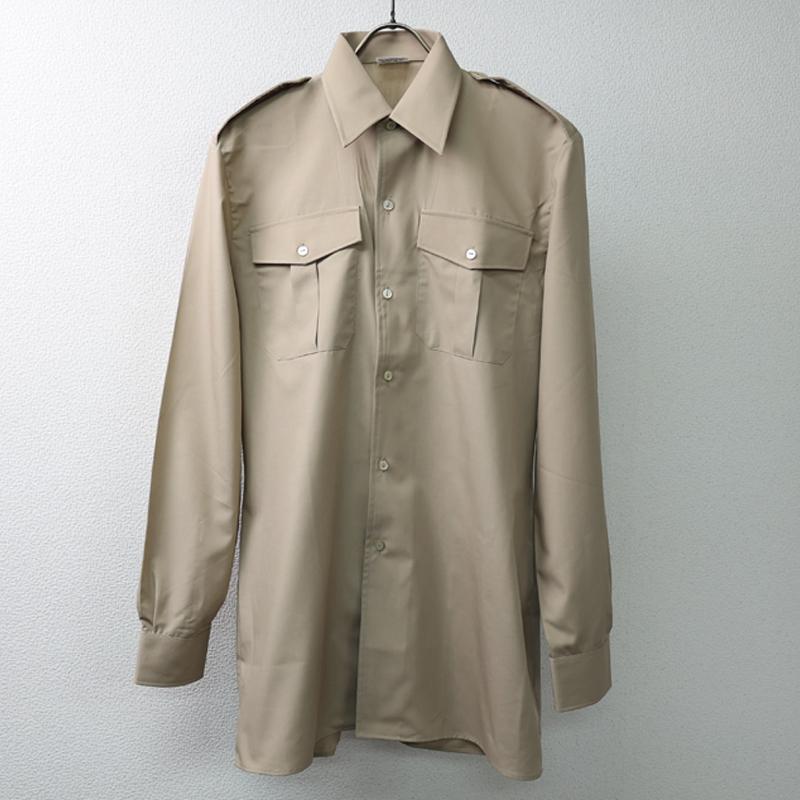 ベルギー軍.ドレスシャツ[前立てなし]《実物・新品(未使用品