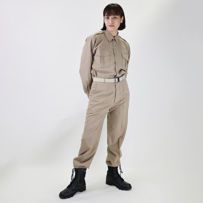 フランス軍　セットアップ フランス軍. デザートスーツ(シャツ&パンツセット) : ミリタリー
