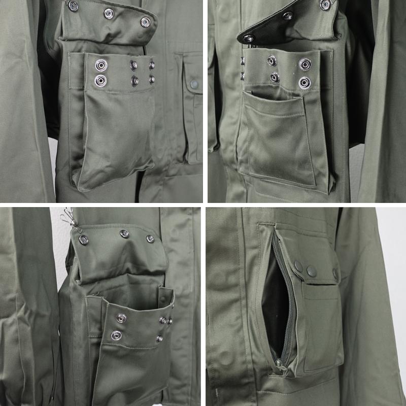 フランス軍. OD エアフォーススタイルジャケット[3ドットボタン