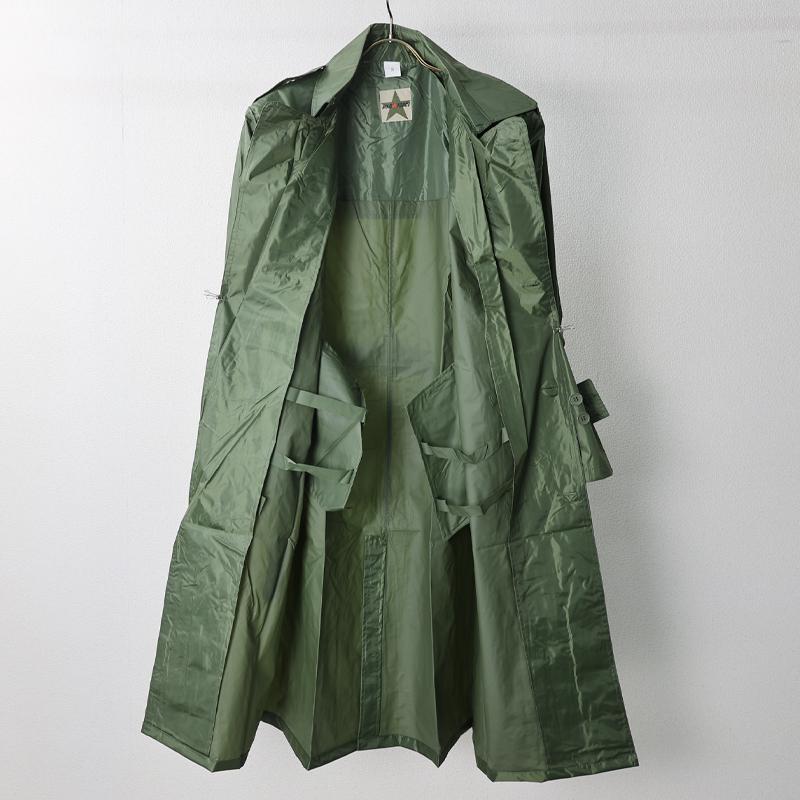 フランス軍. ダブルスタイル レインコート[グリーン] フランス 仏軍