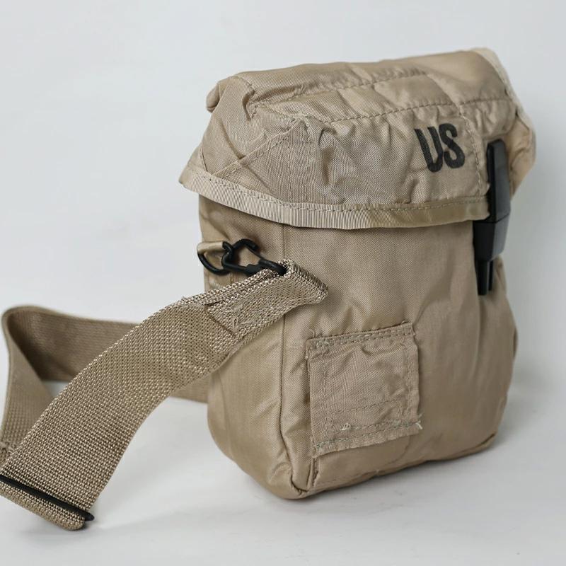 US. 2QT水筒用カバー&ストラップ[カーキ]《実物・未使用品》米軍 軍