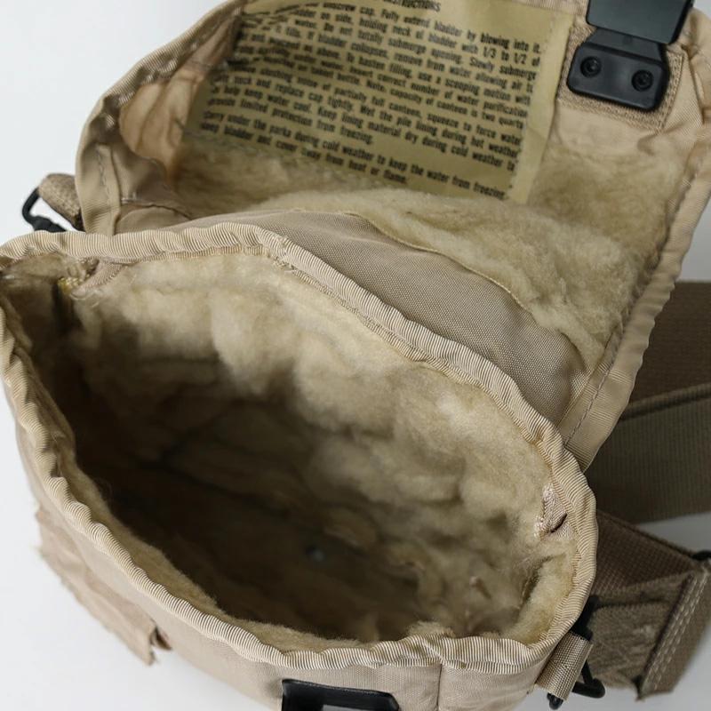 US. 2QT水筒用カバー&ストラップ[カーキ]《実物・未使用品》米軍 軍