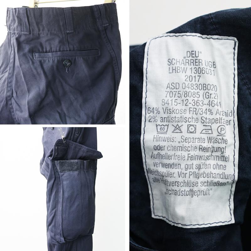 BWドイツ軍/連邦軍＊海軍＊ストラップ＋ＮＡＴＯのＩＤハンガー（実物） ドイツ連邦軍 海軍用ボードパンツ《実物・USED》Nr.8〜Nr.15 ネイビ