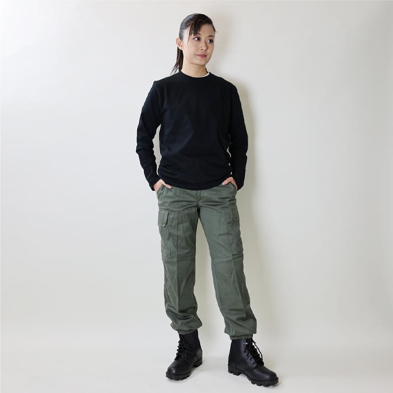 フランス軍. F-2コンバットパンツ[OD]《実物・未使用品》FRA デッド
