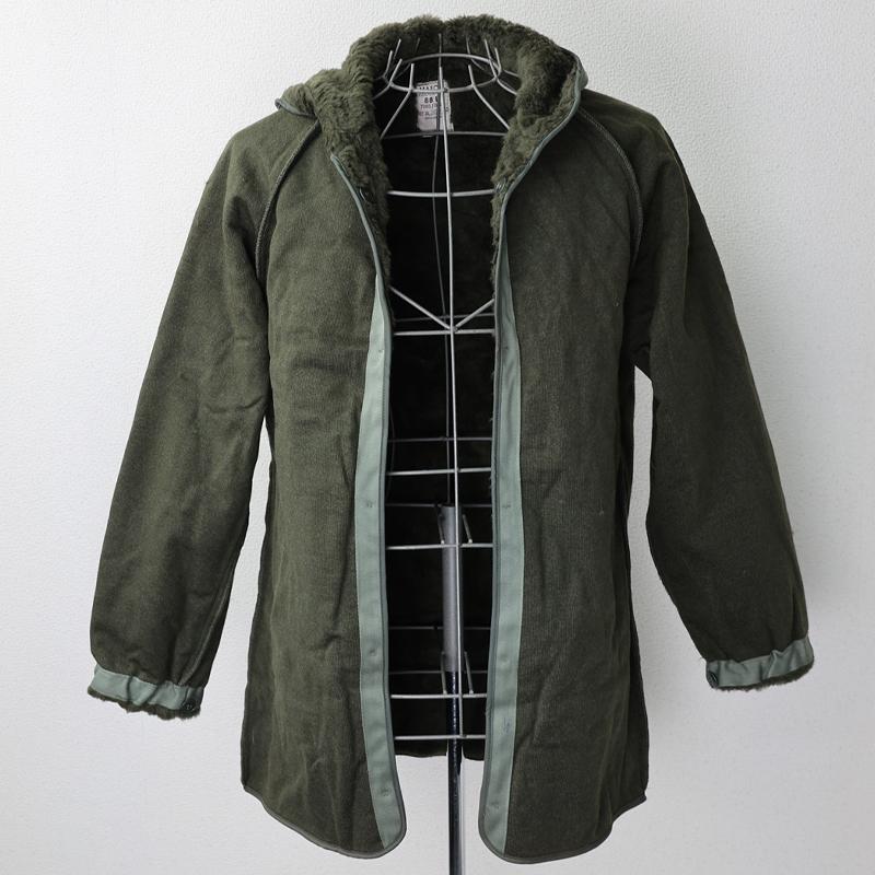 UNFRM ミリタリーライナー ナイロンコート オリーブグリーン M フランス軍. M88パルカ用ライナー《実物・極美品〜未使用品》仏軍 FRA