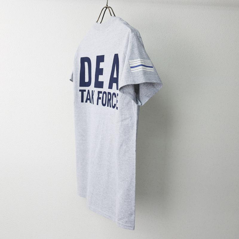 US. ポリス系Tシャツ[DEA] (グレー) アメリカ アメリカンポリス
