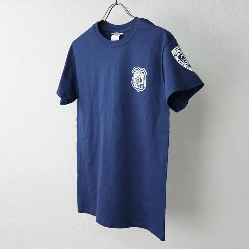 US. ポリスTシャツ[ニューヨークポリス] (ネイビー) アメリカ