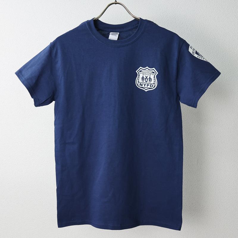 US. ポリスTシャツ[ニューヨークポリス] (ネイビー)　アメリカ アメリカンポリス LE 警察 POLICE NY NYPD 新品 ロゴ スワット GILDAN　エスアンドグラフ｜sandgraf｜02