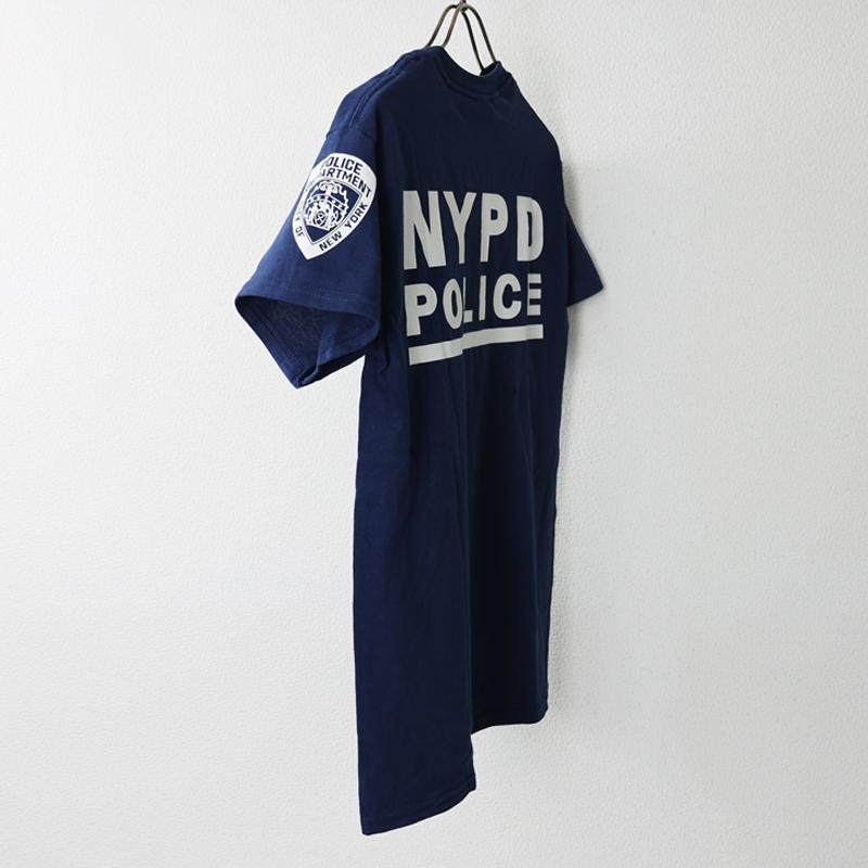US. ポリスTシャツ[ニューヨークポリス] (ネイビー)　アメリカ アメリカンポリス LE 警察 POLICE NY NYPD 新品 ロゴ スワット GILDAN　エスアンドグラフ｜sandgraf｜04