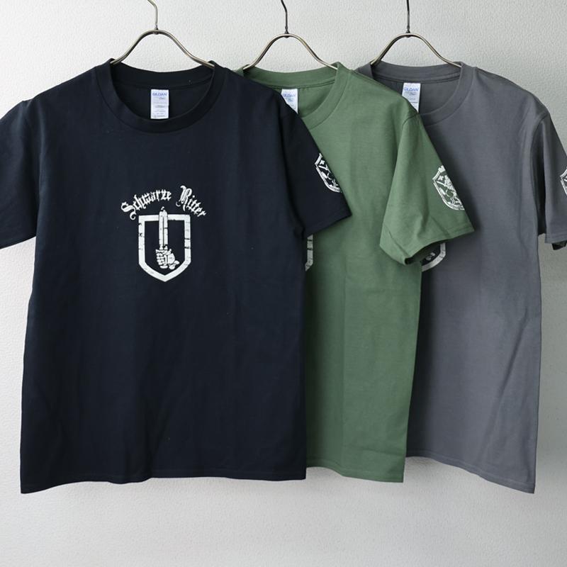 小林源文 黒騎士中隊Tシャツ ゲンブン 戦車 ドイツ デザイン