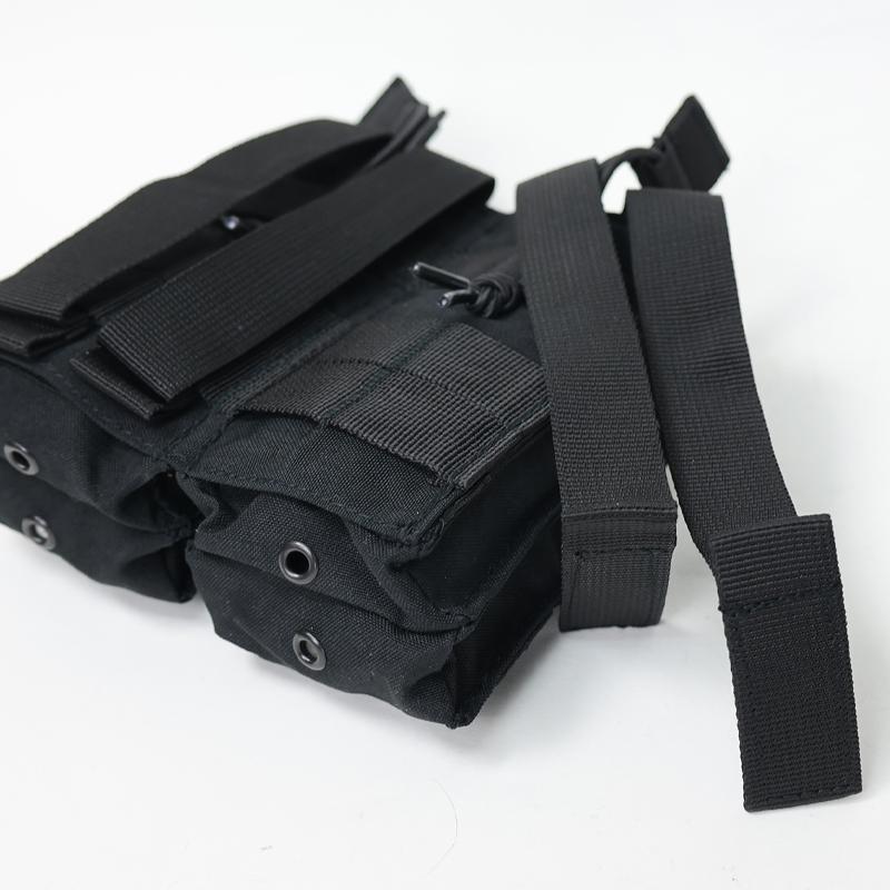 MAXTACS US. オープントップ W2連 マガジンポーチ[ブラック]米軍