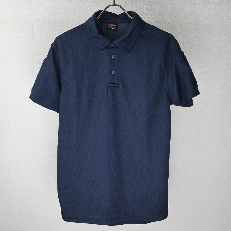 MAXTACS US. タクティカル Poloシャツ[ネイビーブルー]（XXL）アメリカ 