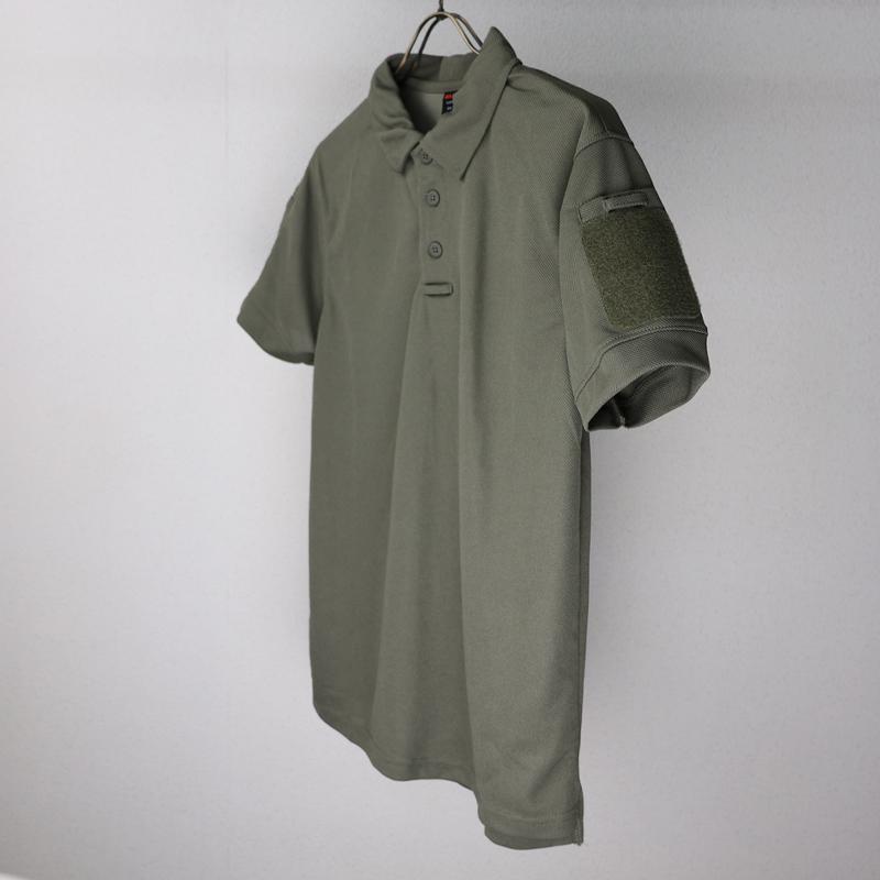 ミリタリーポロシャツ　M カーキ ミリタリーポロシャツ M カーキ ミリタリーポロシャツ M カーキ