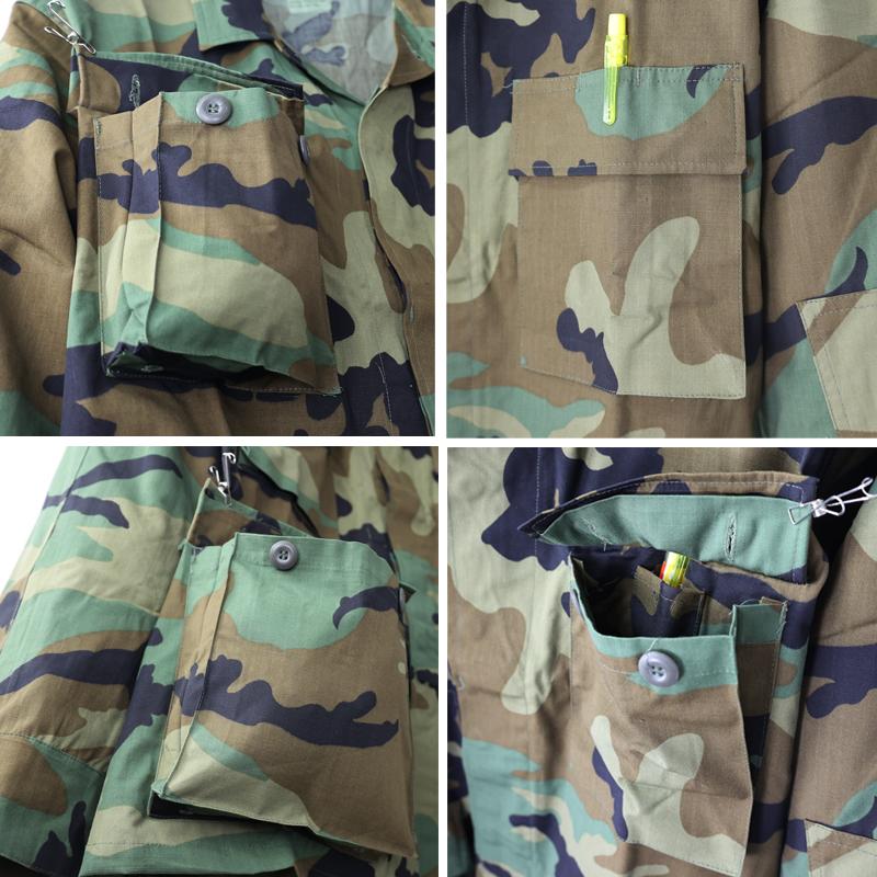 US. BDUジャケット[ウッドランド] リップストップ生地 米軍 アメリカ軍