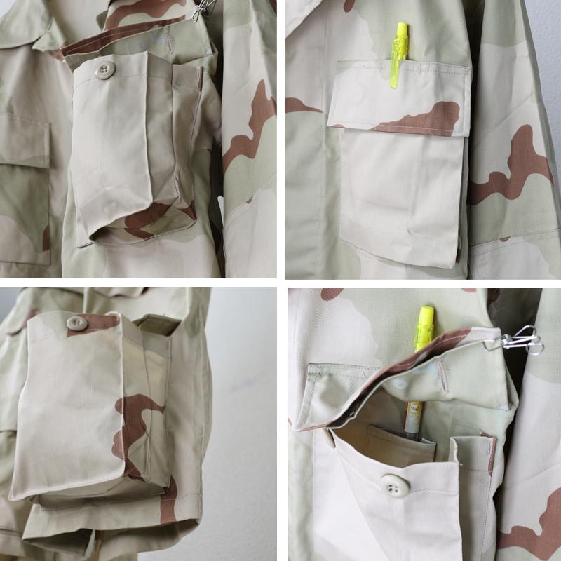 US. BDUジャケット [3カラーデザート] ノンリップ生地 アメリカ軍新品
