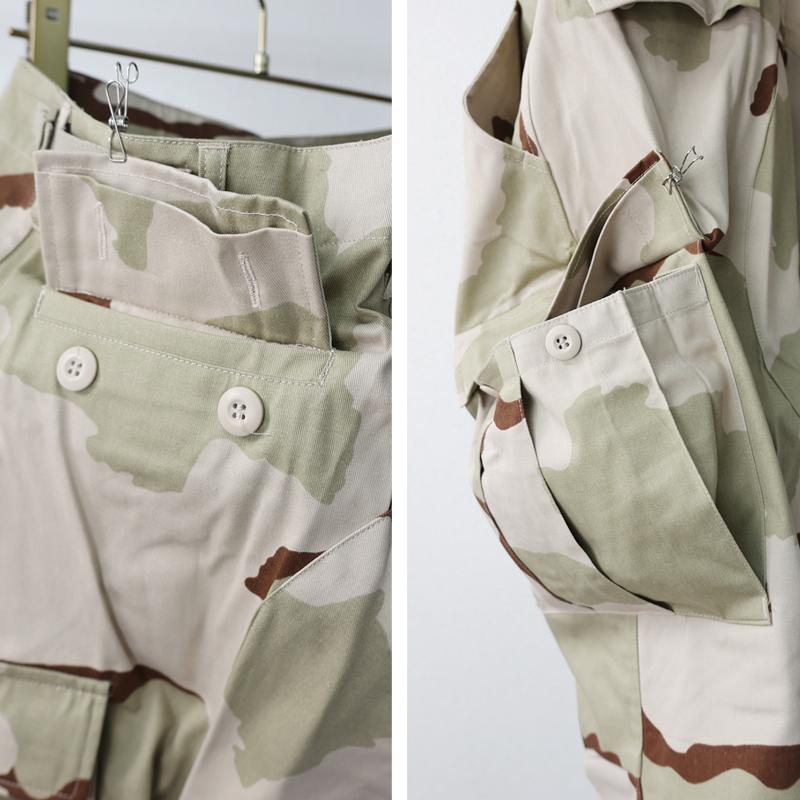 US. BDUパンツ[3カラーデザート] (M) ノンリップ生地 米軍 アメリカ軍