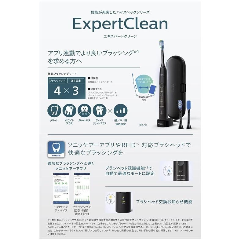 フィリップス 電動歯ブラシ ソニッケアー エキスパートクリーンHX9692