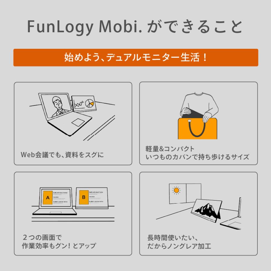 美品】 モバイルモニター モニター 14インチ 軽量 薄型 ノングレア