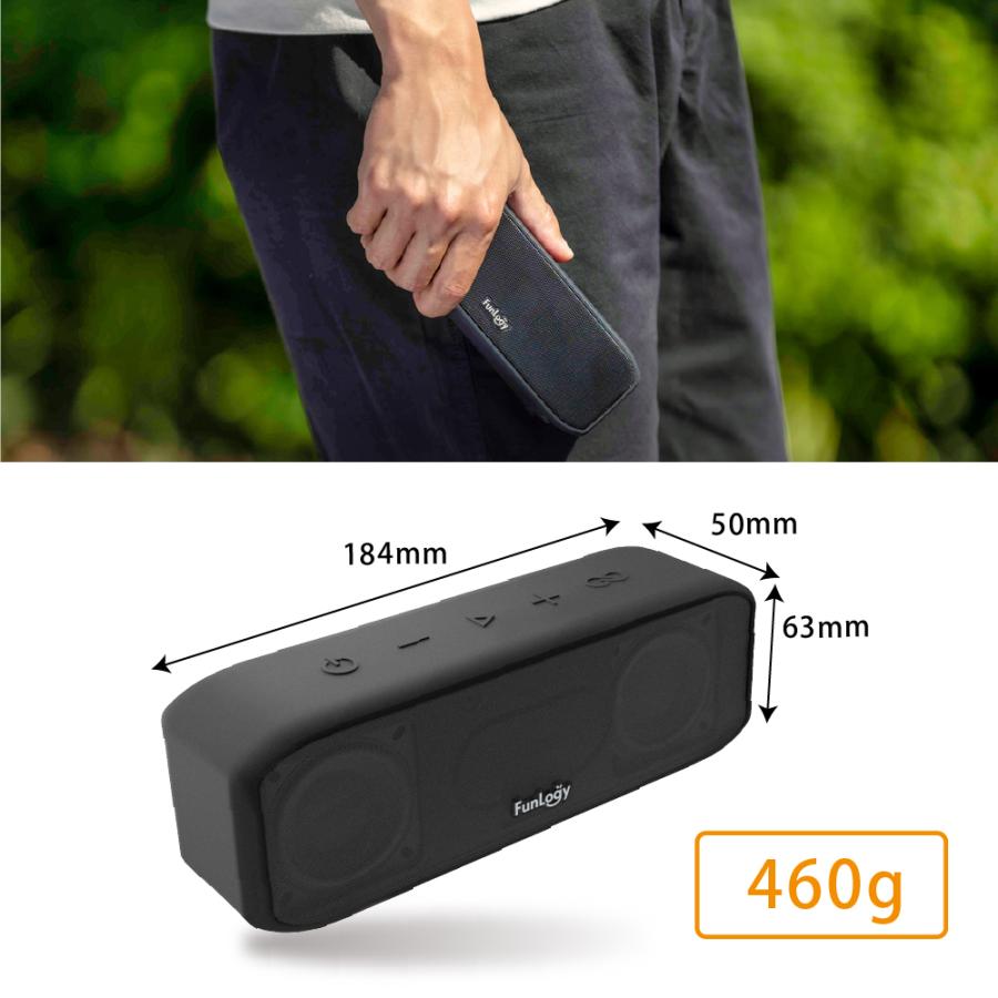 FUNLOGY 3 スピーカー　未使用 FUNLOGY 【VGPアワード2022受賞】 bluetooth スピーカー 防水