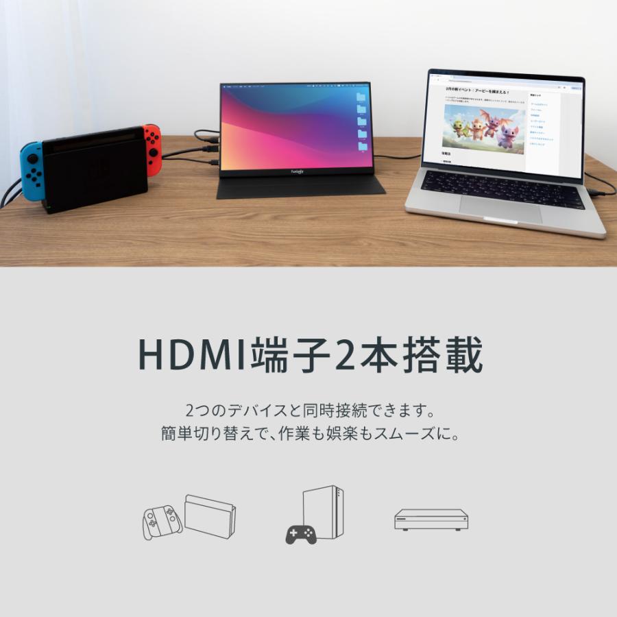 モバイルモニター モニター 14インチ 軽量 薄型 ノングレア フル モバイルモニター モニター 14インチ 軽量 薄型 ノングレア フル